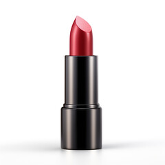 lipstick on a white background, side view сreated with Generative Ai