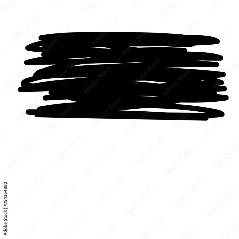 Poster doodle line simple shape icon. line frame silhouette monochrome black element. simple line icon isol