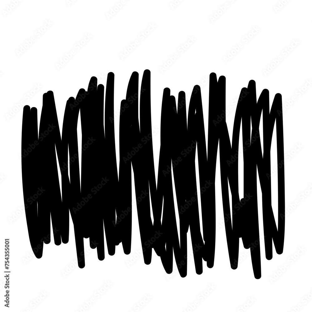 Poster doodle line simple shape icon. line frame silhouette monochrome black element. simple line icon isol