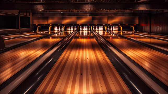 Quilles en folie : Piste de bowling 

