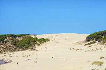 The spectacular dune of Bolivia in Cadiz