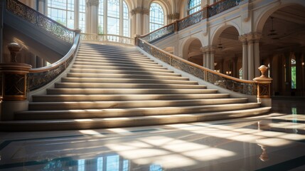 Obraz premium Staircase in the Opera and Ballet Theatre