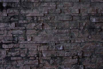 wall stone texture with dark background 