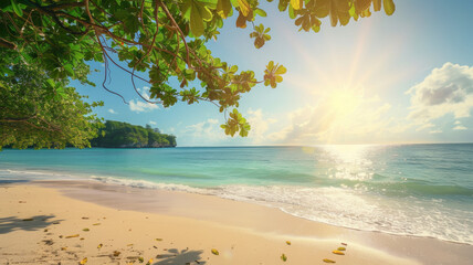 Tropical Paradise, Serene Beach Escape