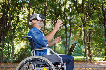 Empowering Accessibility: Wheelchair User Embracing AR Experience in Park Setting