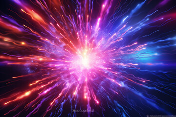 Fototapeta premium abstract, outer space, beautiful, beauty of the universe, neon