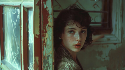 35 mm photo from 1986, Retro Photo, Portrait