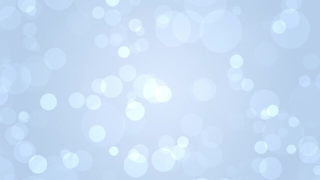 Festive bokeh. Shimmering animated bright blurred pattern. Light blue background. 29,97fps