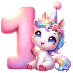 Cute unicorn hugs number 1