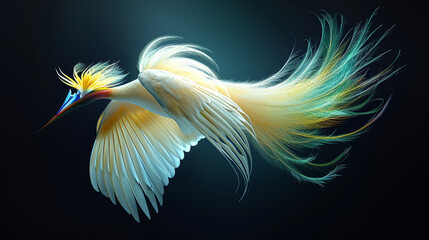 great white egret - Powered by Adobe