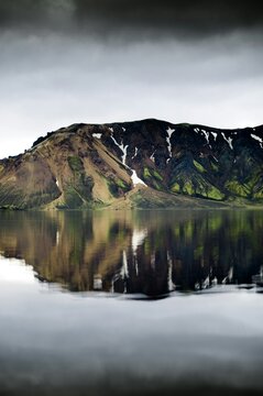 Naklejki lake in the mountains