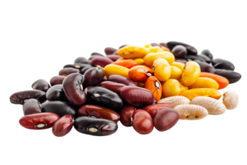 colored beans
