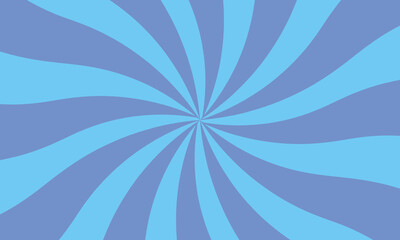 Sunlight horizontal spiral background. Burst wallpaper. Vector illustration.