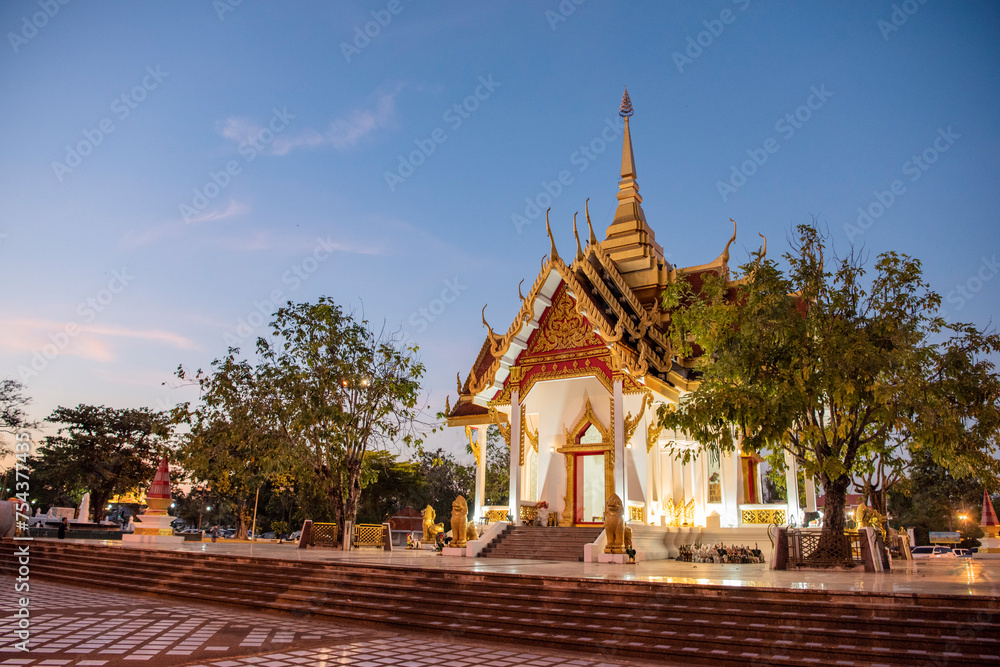 Sticker THAILAND UBON RATCHATHANI CITY PILLAR SHRINE