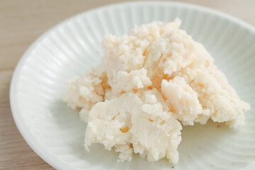 Sakekasu- japanese  filter cake of sake  
