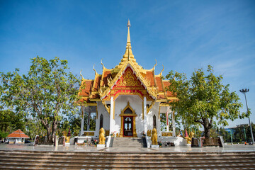 Naklejka premium THAILAND UBON RATCHATHANI CITY PILLAR SHRINE