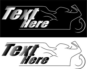 motorbike icon logo