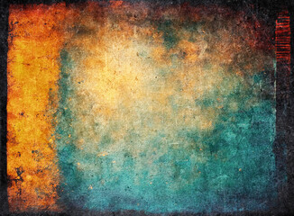 Grunge scratched metal background or texture