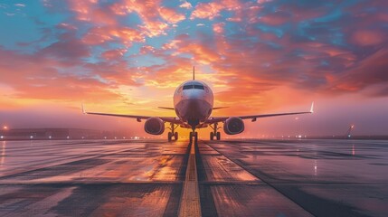 Nanoparticle enhanced coatings for aircraft, reducing drag and fuel consumption for greener aviation - obrazy, fototapety, plakaty