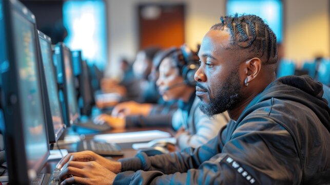 Cybersecurity bootcamps for veterans, providing career transition opportunities into the growing field of cyber defense