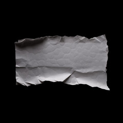 piece of paper on a black background сreated with Generative Ai