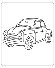 Transport coloring pages for kids, Vehicle coloring book, Vehicle illustration