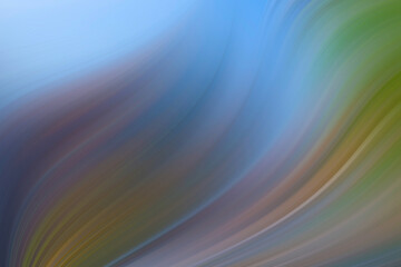 Abstract gradient Blurred colored background. Smooth transitions of iridescent blue and green...