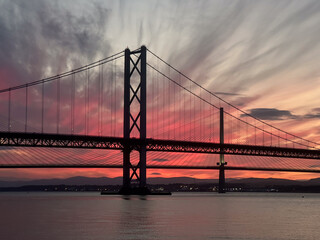 Bridge at sunset