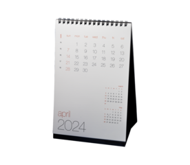 a desk calendar