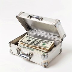 Secure Briefcase Full of Cash. Generative ai