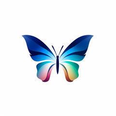 Fototapeta na wymiar Logo illustration, vector, simple, Butterfly --no text --chaos 30 --style raw --stylize 250 Job ID: 35152e76-ad96-48ab-9ef4-d67954ad510a