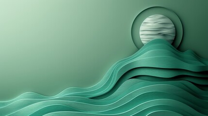 Brochure design Abstract geometric nature background