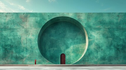Brochure design Abstract geometric nature background