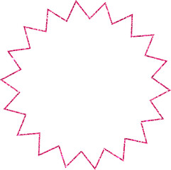 Abstract pink geometric figure design illustration