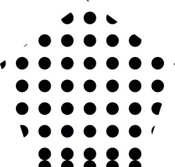 
Abstract figure polka dot background.