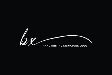 BX initials Handwriting signature logo. BX Hand drawn Calligraphy lettering Vector. BX letter real estate, beauty, photography letter logo design.