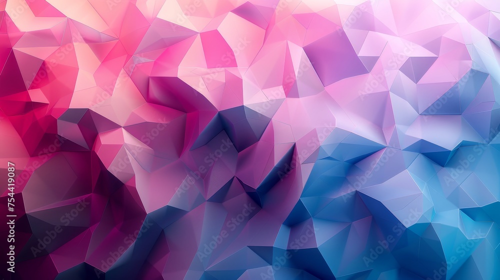 Aufkleber an abstract geometric background with a dynamic gradient