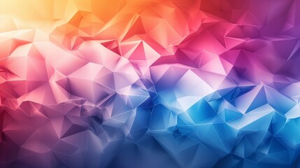 Obraz premium An abstract geometric background with a dynamic gradient