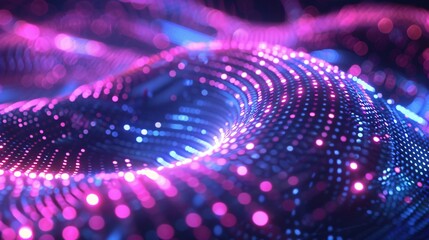 A texture made of really tiny materials with a cool changing pattern.