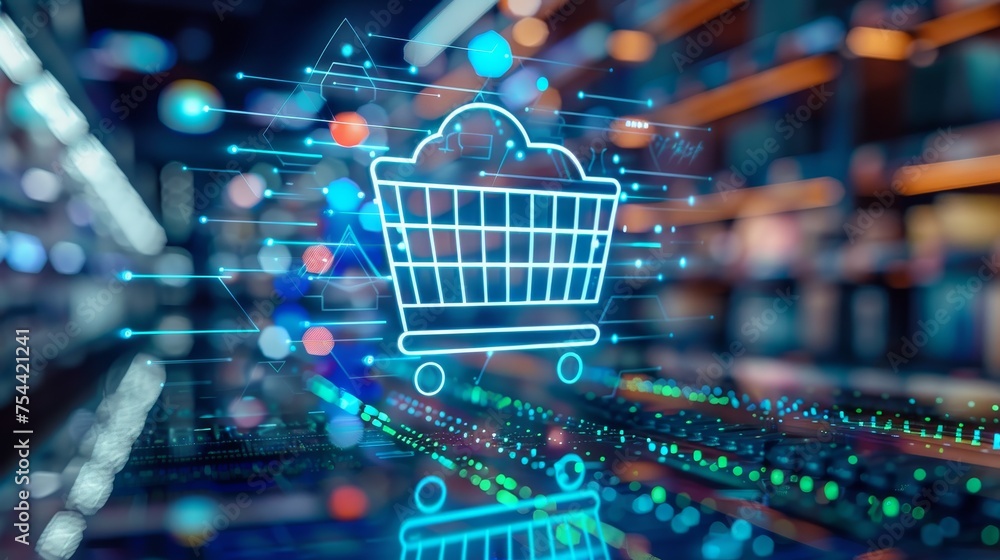 Poster an e-commerce platform harnessing the power of cloud computing