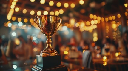 An award ceremony honoring entrepreneurs for their significant contributions