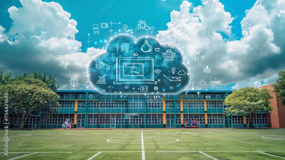Poster an educational institution adopting cloud computing and big data analytics