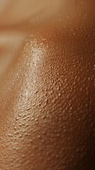 Fototapeta premium A close up image of human skin texture, body peel pattern, skin care and cosmetics advertising banner, female or male back side, AI Generated