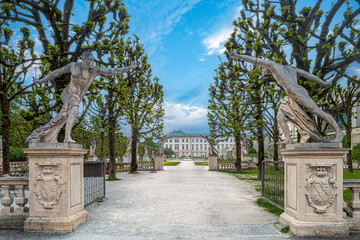 Mirabell Gardens or Mirabellgarten, around the Mirabell Palace, Salzburg, Austria