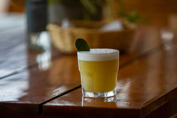 Peruvian Pisco Sour is a classic and beloved cocktail that originated in Peru and is made with Pisco, a grape brandy produced in the wine-making regions of Peru