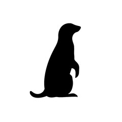 meerkat silhouette illustration