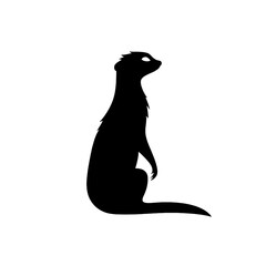 meerkat silhouette illustration
