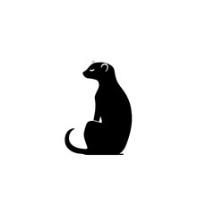 meerkat silhouette illustration