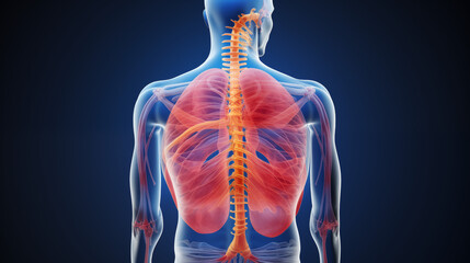 Human Respiratory System Lungs Anatomy.