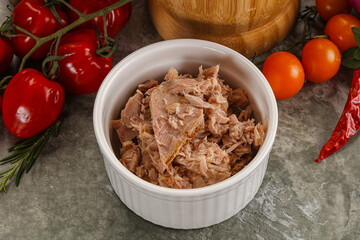 Canned tuna fish for salad